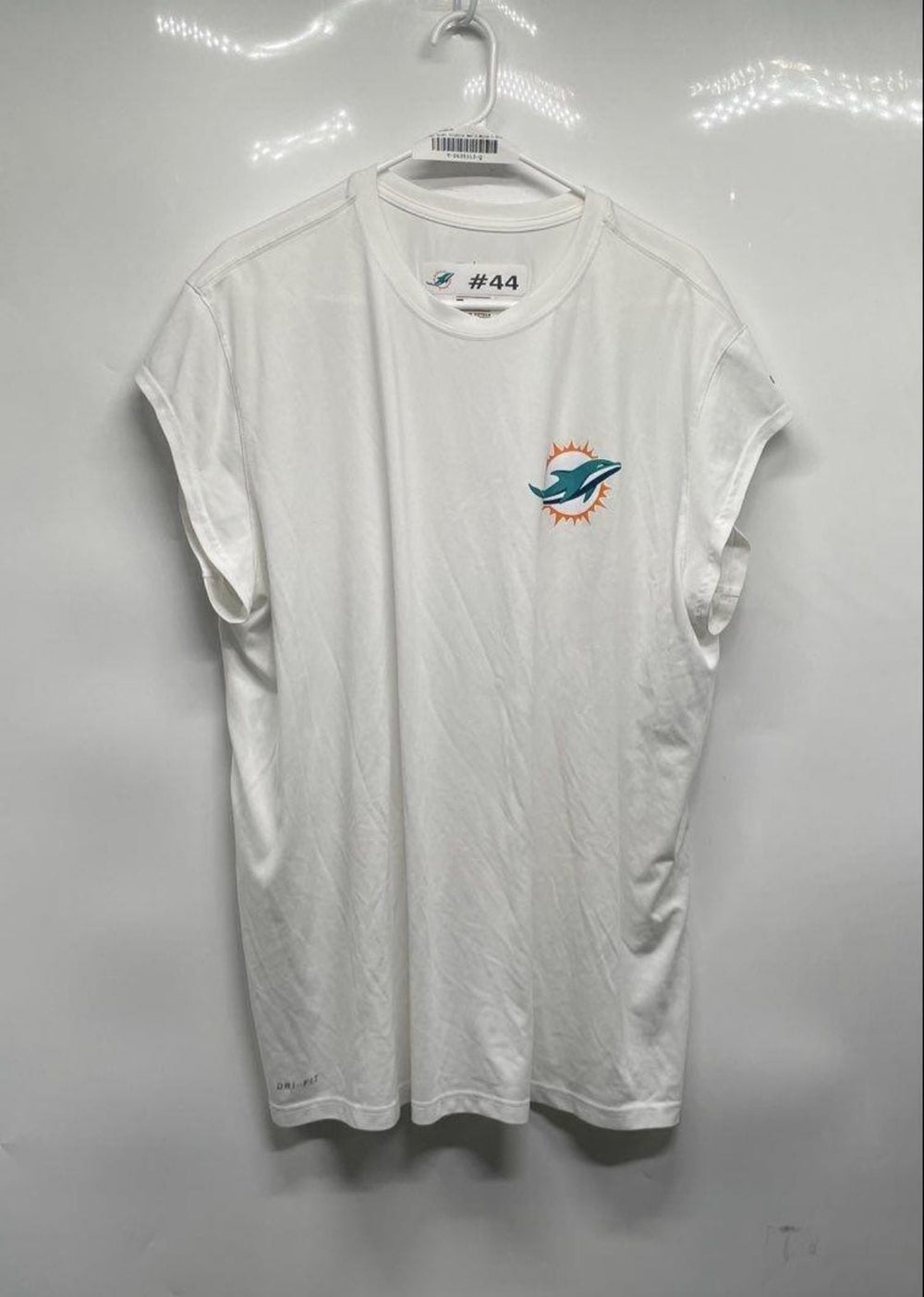 Nike NFL Miami Dolphins Dri-Fit Team Issue Practice Sleeveless Shirt XXL