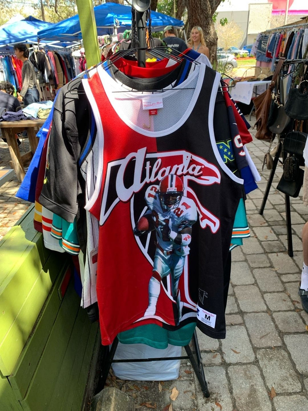 Mitchell & Ness Atlanta Falcons Deion Sanders #21 Sublimated Player Burst Tank T
