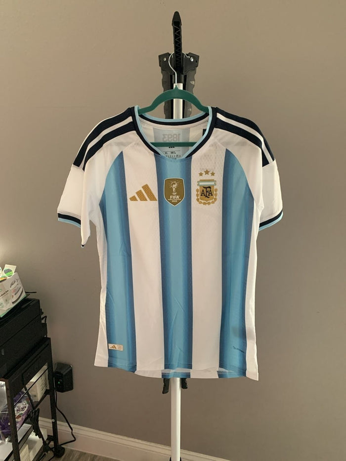 Adidas Argentina 2022 World Cup Champions Jersey Size XL