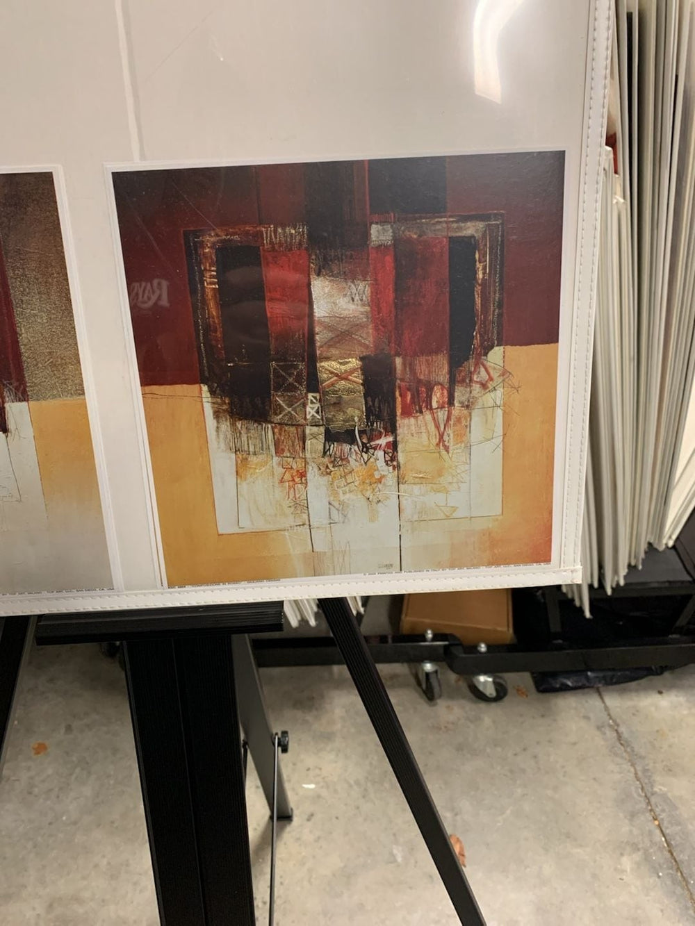 Giuliano Censini Composizione in Rosso Art Print Top Art Milano
