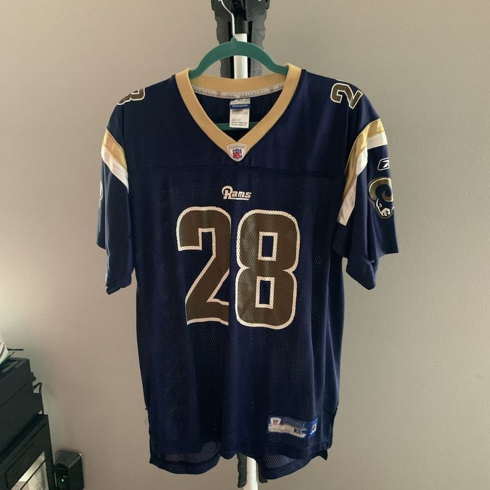 Reebok St. Louis Rams Marshall Faulk #28 Youth Football Jersey XL