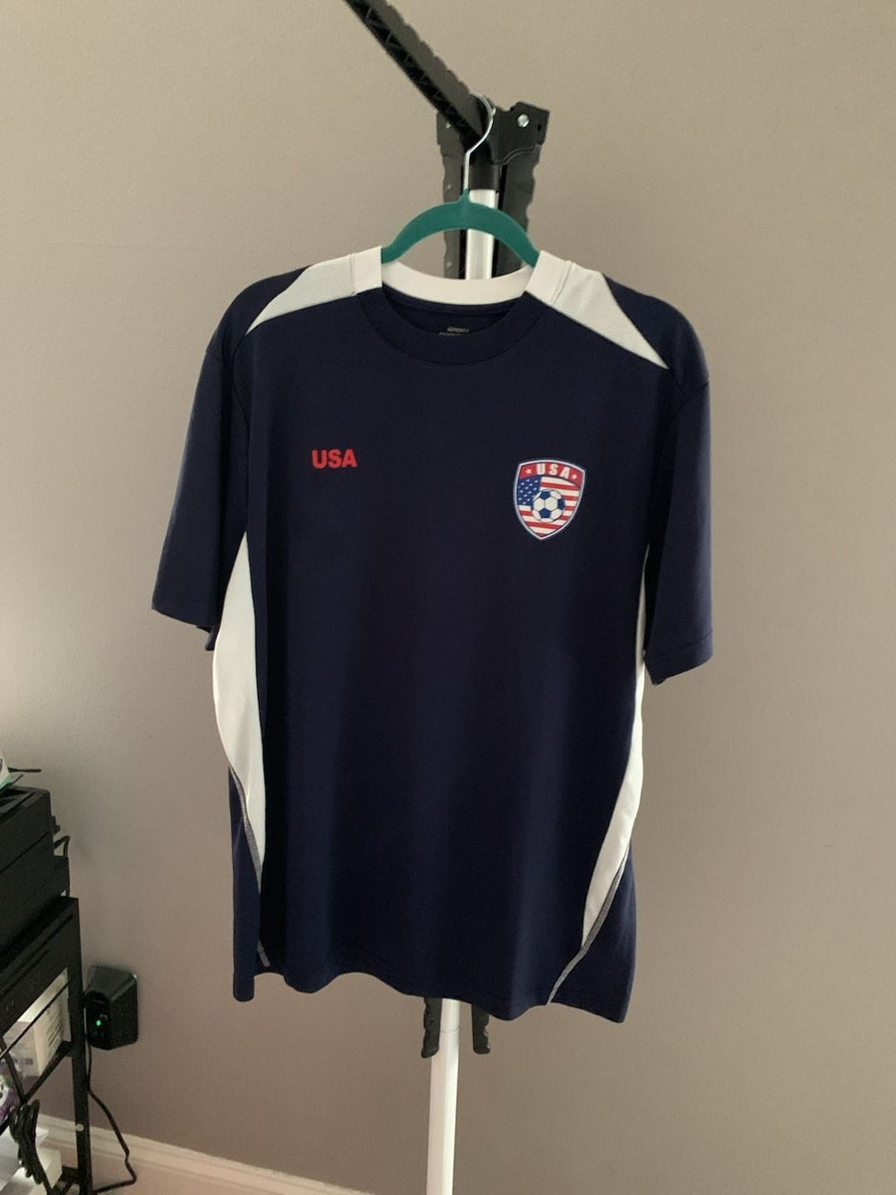 Sport Essentials USA Soccer Training Jersey Navy Blue XL