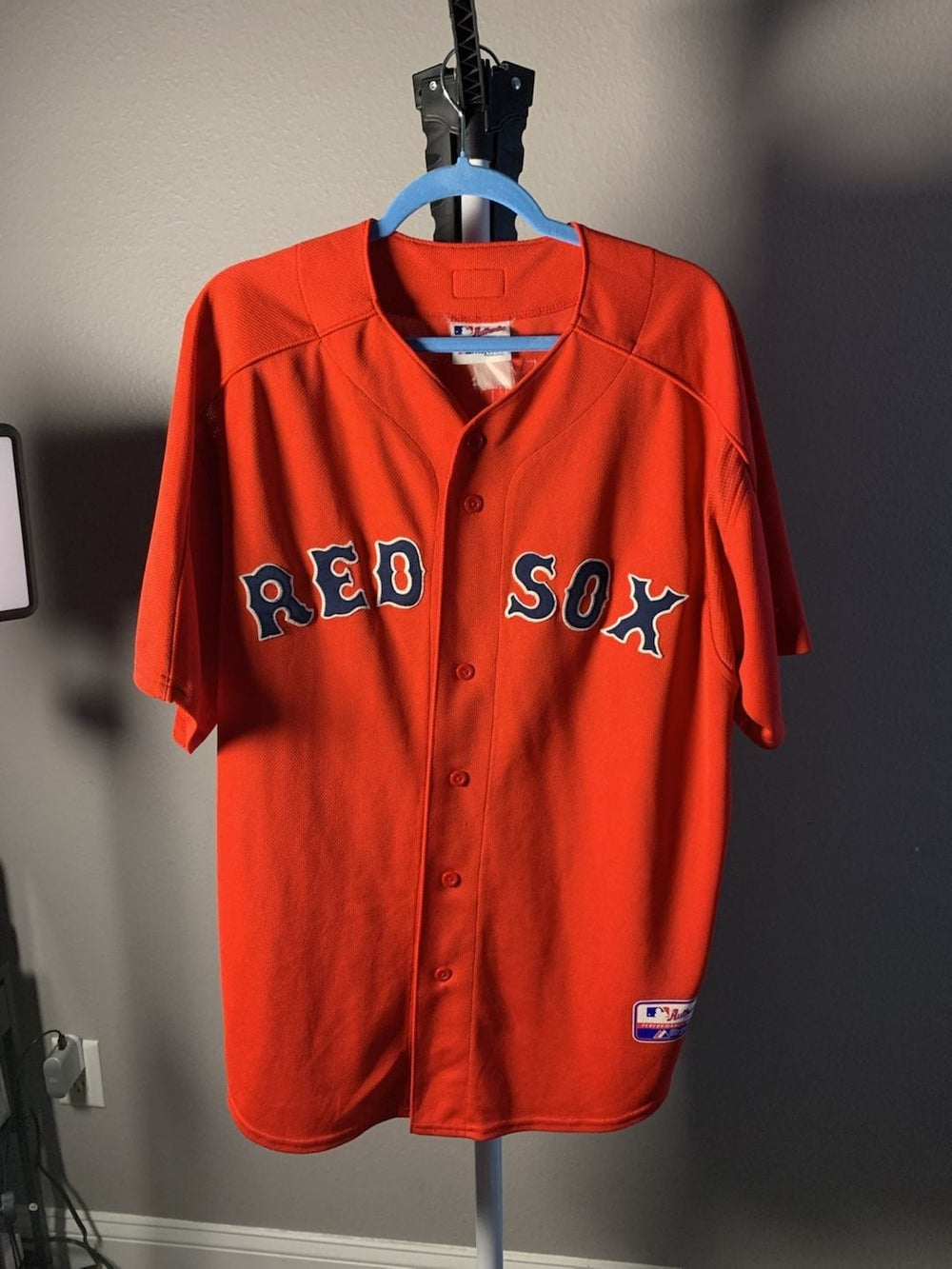 Majestic Boston Red Sox Curt Schilling #38 Red Alternate Authentic MLB Baseball