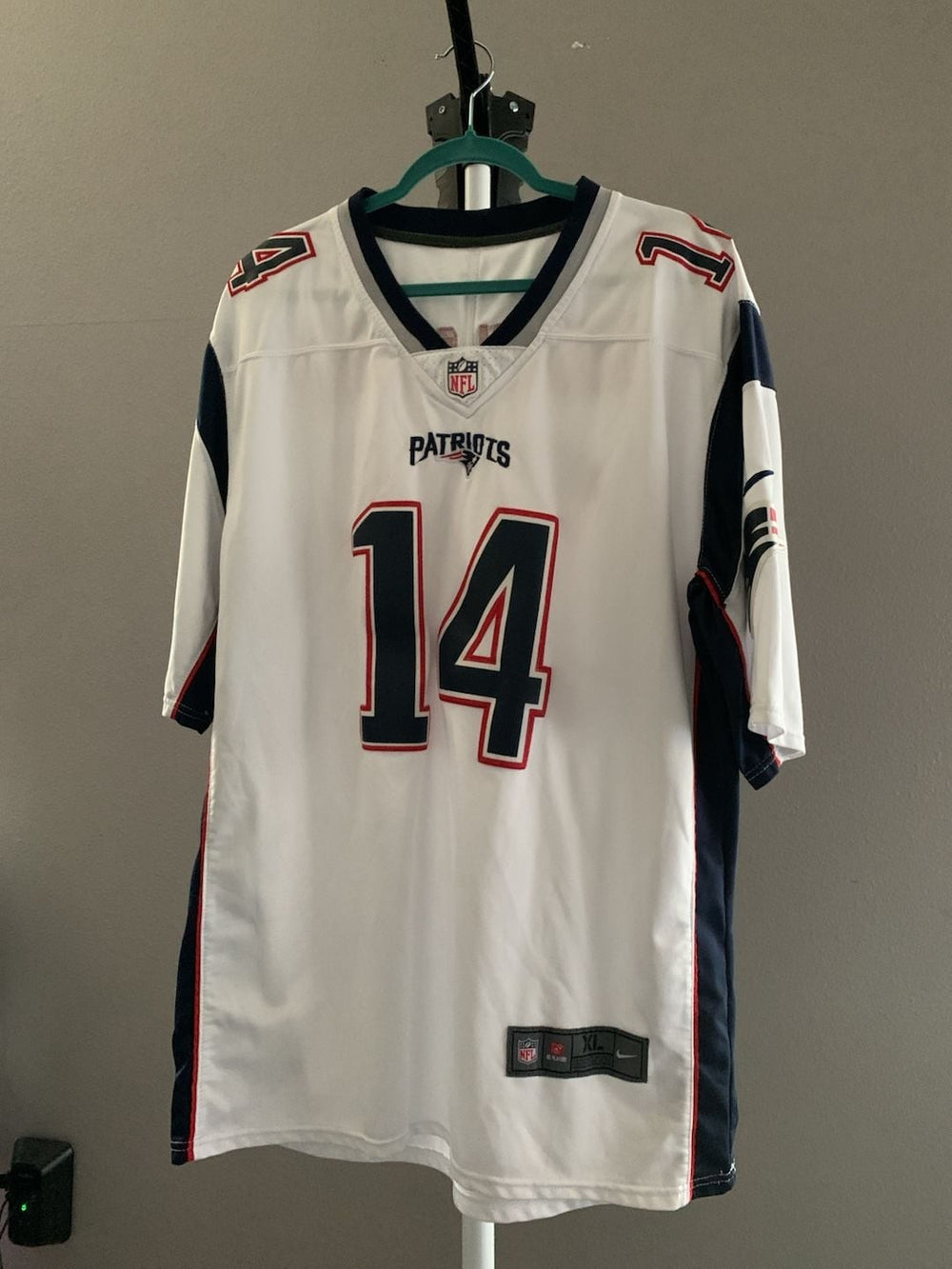 Nike New England Patriots Boston Strong #14 White Game Jersey