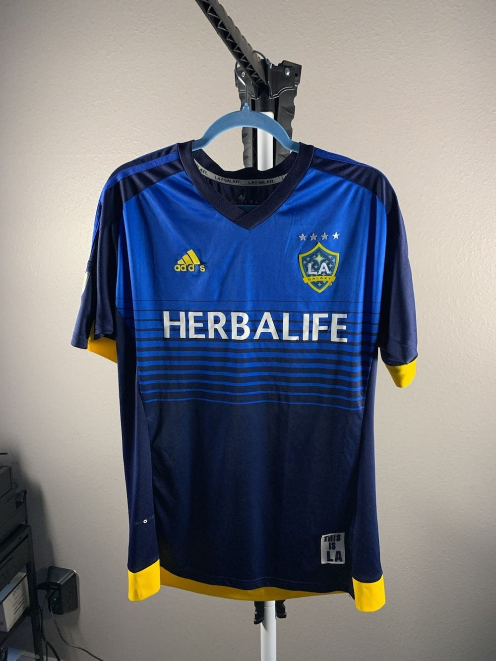 Adidas LA Galaxy 2015-2016 Secondary Away Soccer Jersey