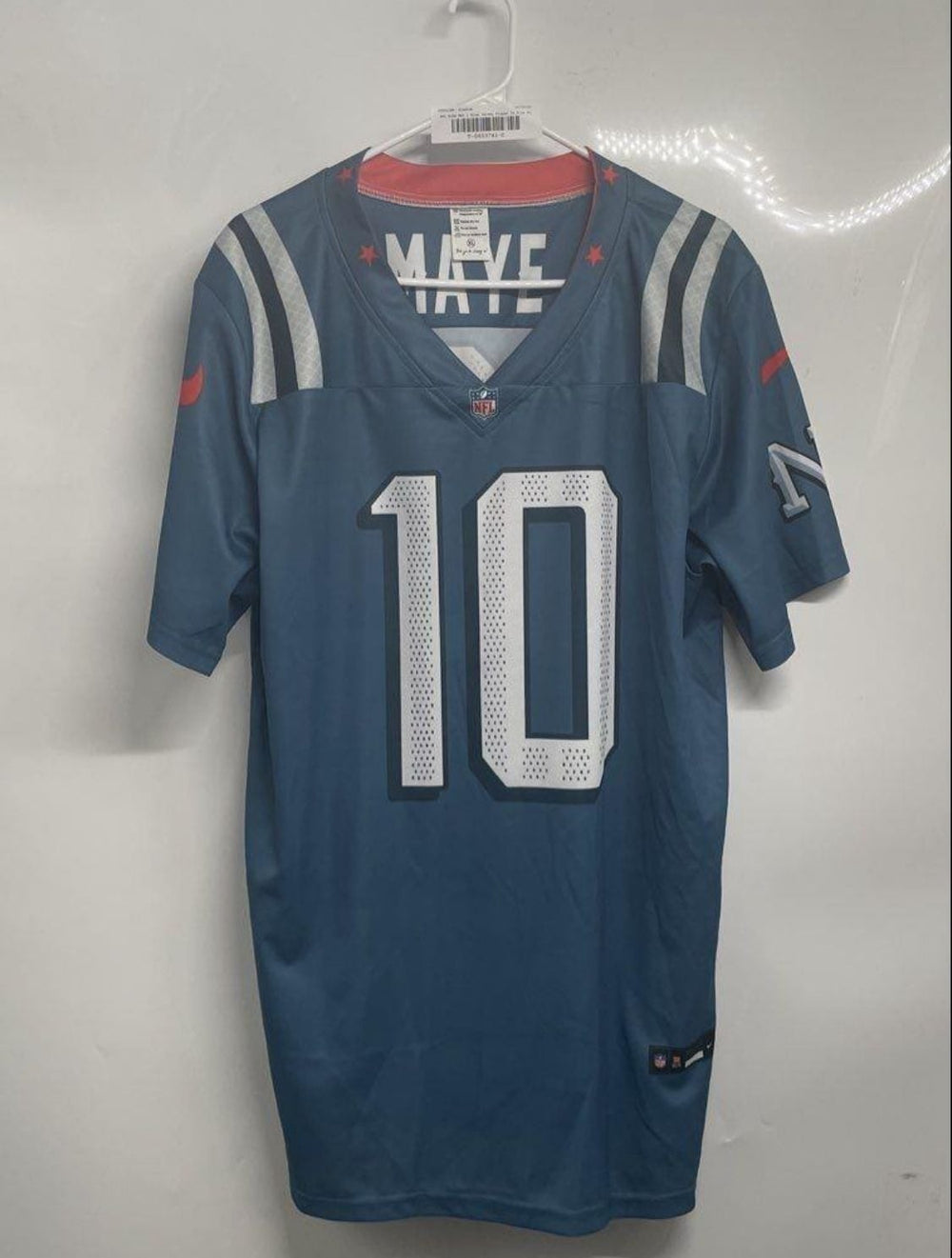 Nike Drake Maye New England Patriots #10 NFL Jersey Size XL