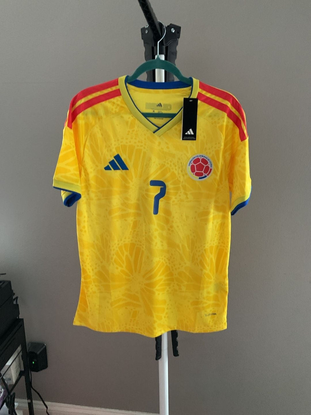 Adidas Colombia 2024 Home Jersey Luis Diaz #7