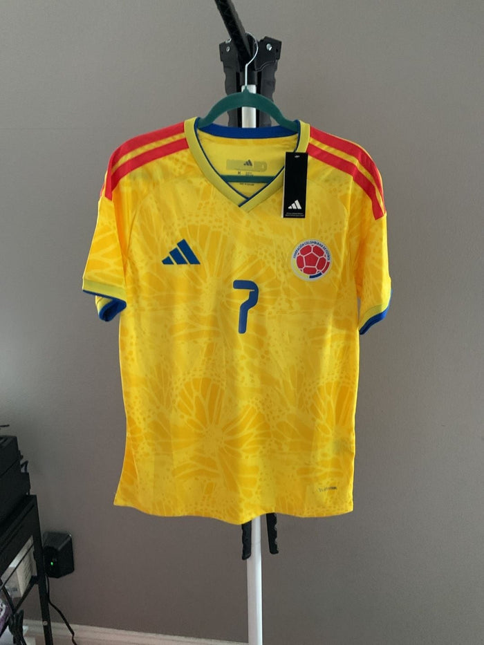Adidas Colombia 2024 Home Jersey Luis Diaz #7