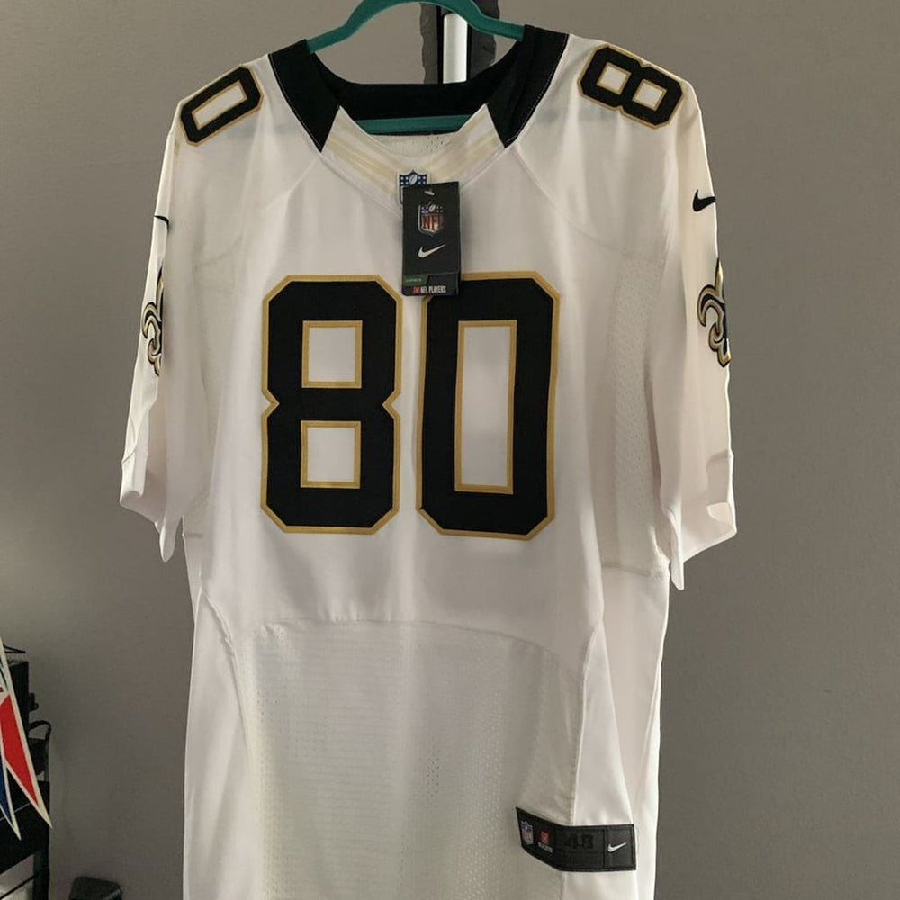 New Orleans Saints Jimmy Graham #80 Nike On-Field White Jersey